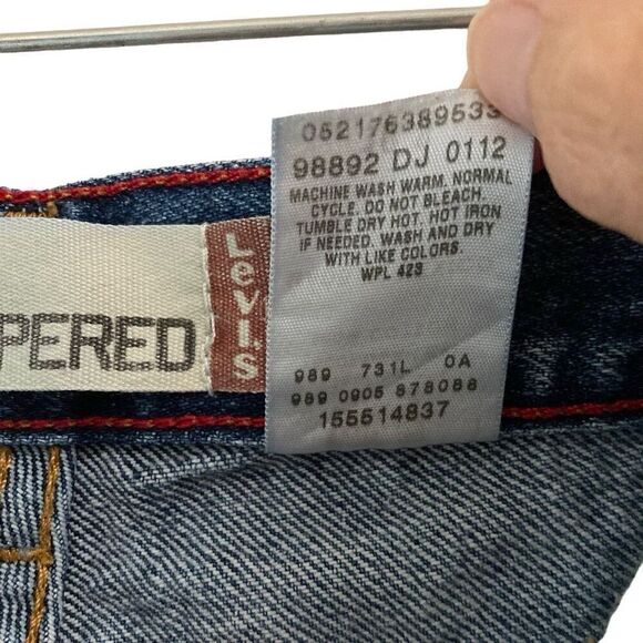 Levi’s 550 Retro Relaxed Tapered Jeans Women’s 10S Normcore Denim Blue Jeans - Picture 5 of 5